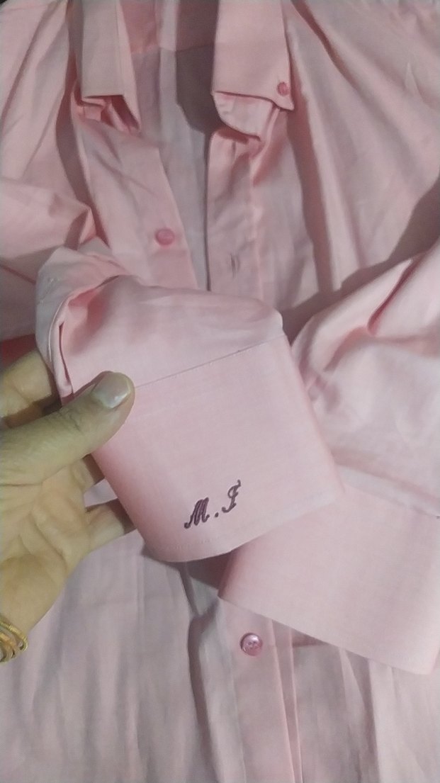 Pembe Uzun Kollu erkek gömleği - Görsel 2