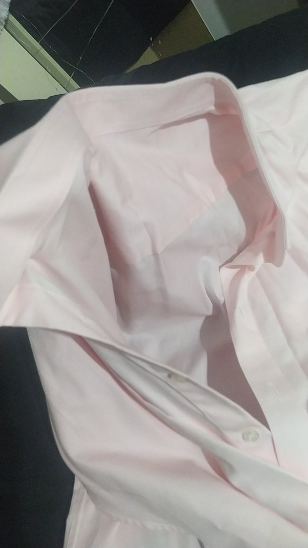 Pembe Düğmeli Erkek Gömlek - Görsel 3