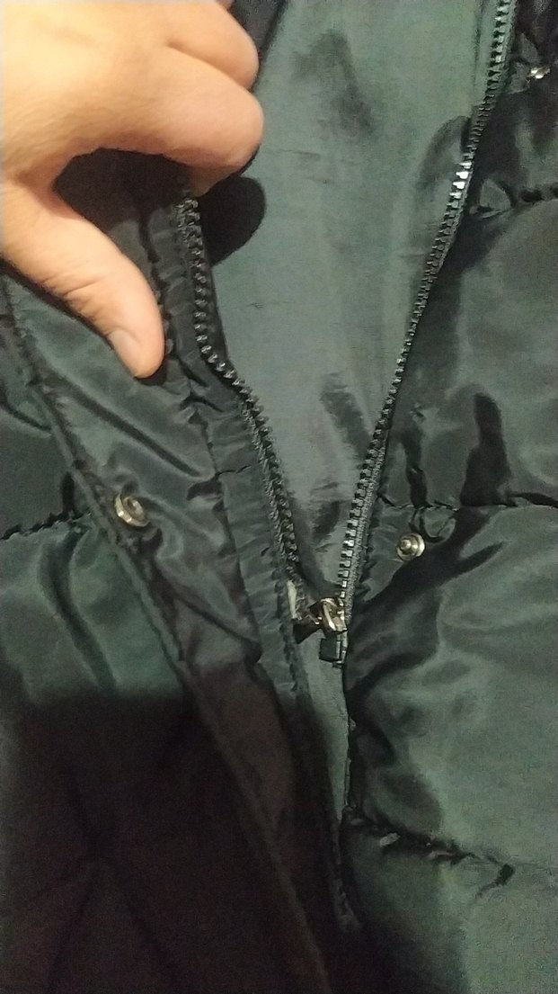 Kadın Siyah Kapüşonlu Uzun Kışlık Mont - Görsel 4