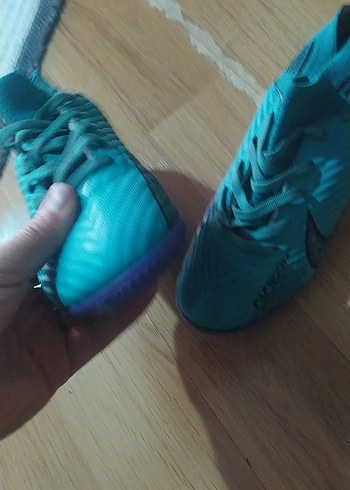 Turkuaz Erkek Futbol Ayakkabısı Velcro Bantlı 36 numara - Görsel 3