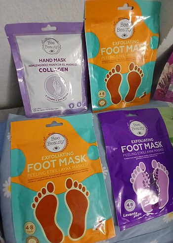 hepsi 299 tl Ayak ve El Maskeleri Seti - Peeling ve Kolajen - Görsel 2