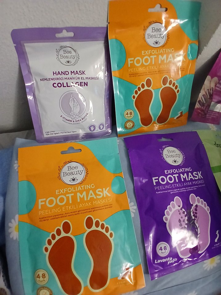 hepsi 299 tl Ayak ve El Maskeleri Seti - Peeling ve Kolajen - Görsel 2