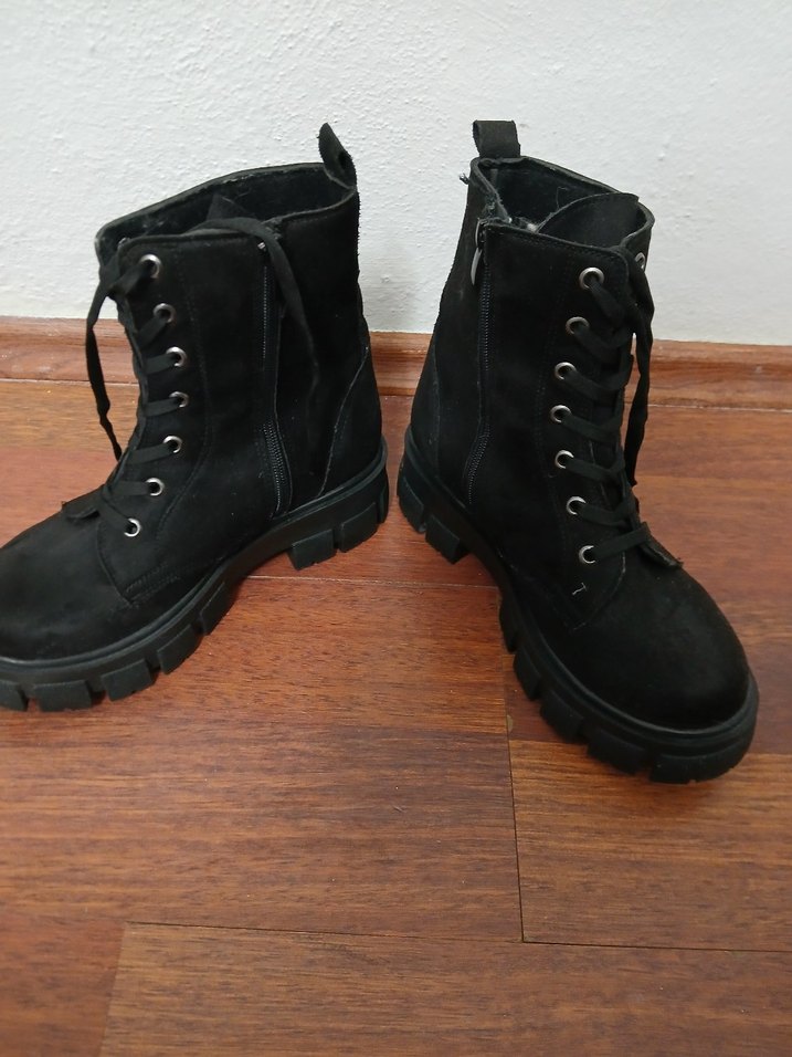 Siyah Süet Kadın botu - Görsel 3