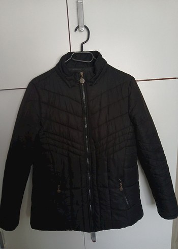 Siyah Fermuarlı Mont - Görsel 3