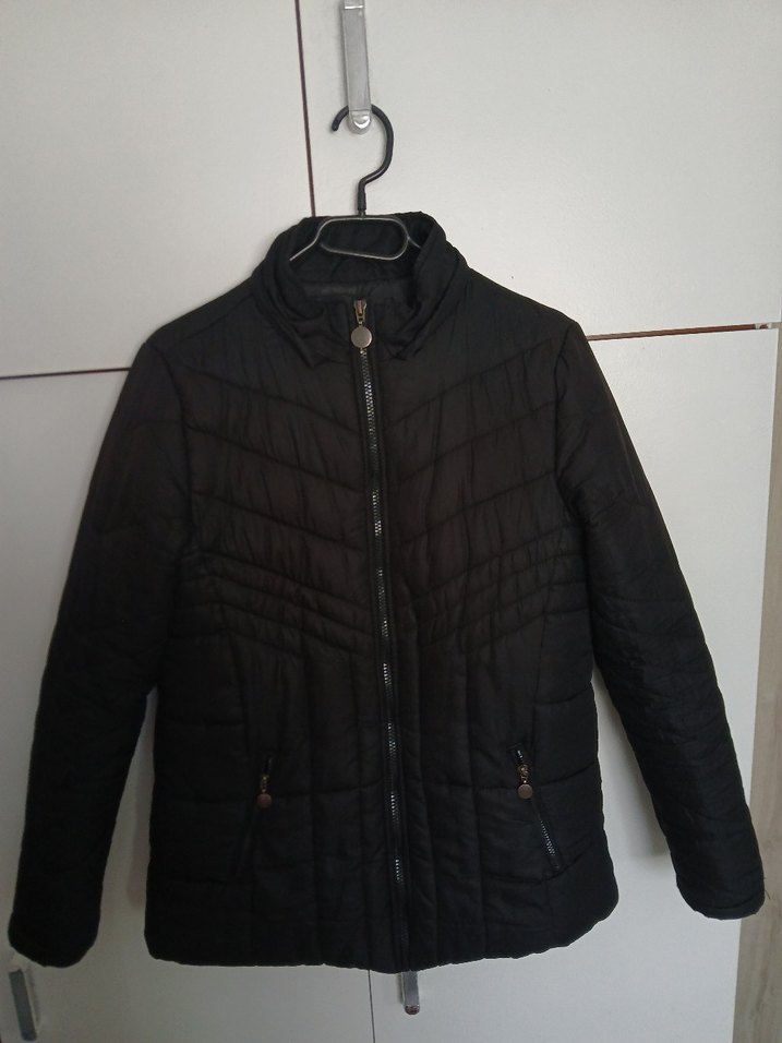 Siyah Fermuarlı Mont - Görsel 3