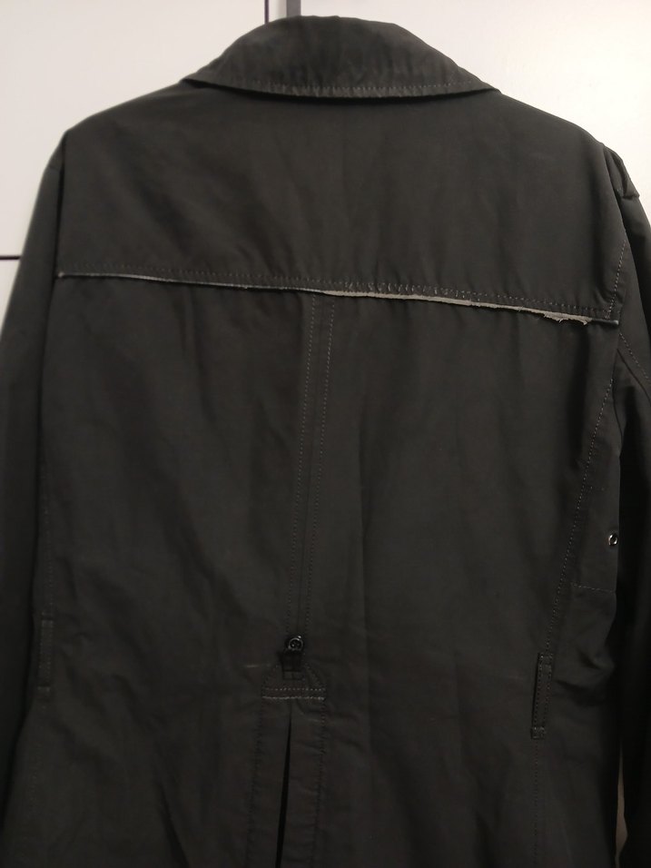 zara Siyah Düğmeli Trençkot - Görsel 4