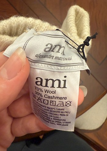 Ami Bej Örgü Parmaksız Eldiven - Görsel 7