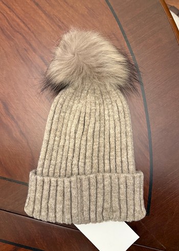 Moncler Kadın Bej Yün Bere - Görsel 2