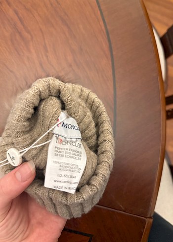 Moncler Kadın Bej Yün Bere - Görsel 4
