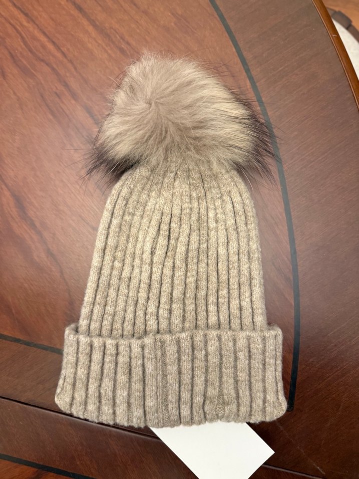 Moncler Kadın Bej Yün Bere - Görsel 2