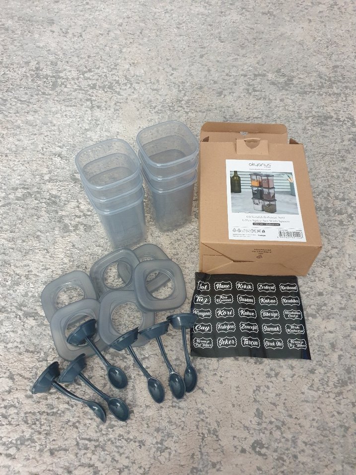 6'lı Baharatlık Seti - - Görsel 2