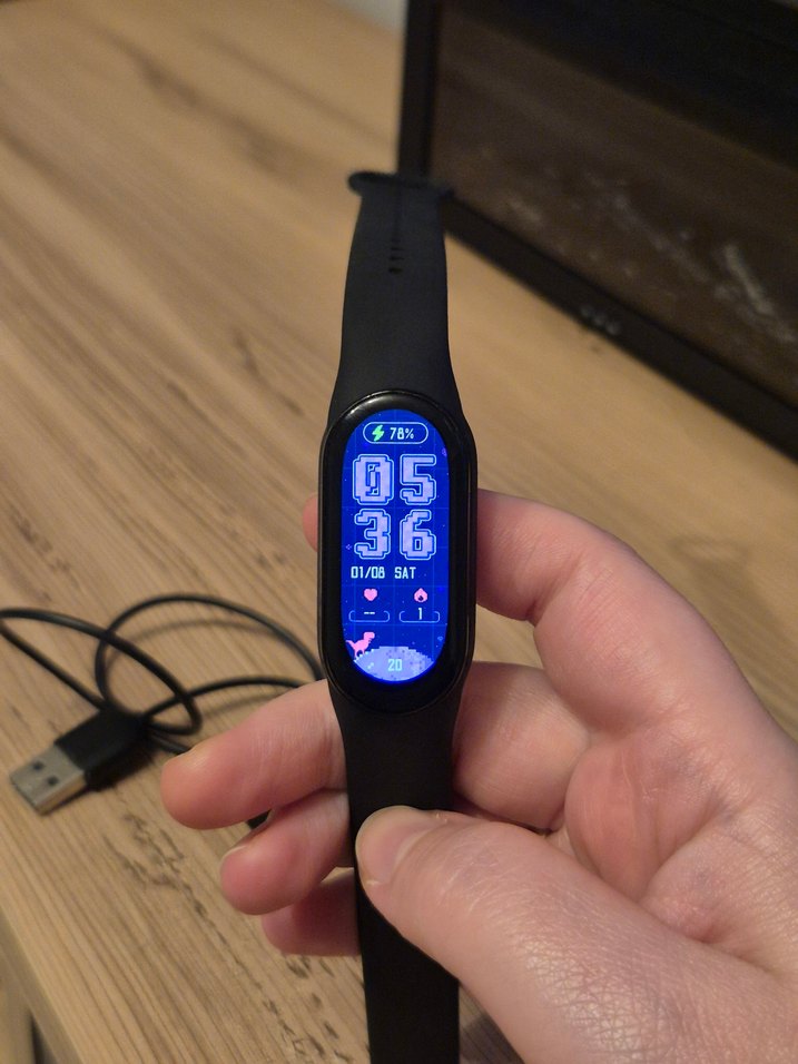 mi band 7 Siyah Akıllı Bileklik - Görsel 2