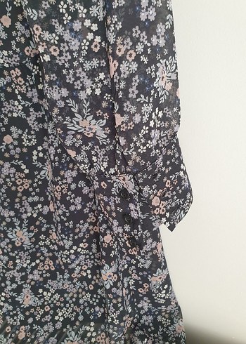 38 Beden koton sifon elbise astarli