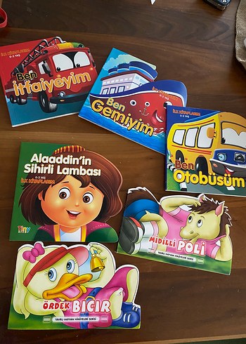Çocuklar İçin Altı Renkli Kitap Seti