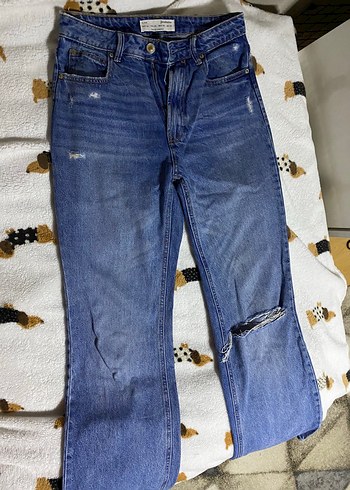 Stradivarius Mavi Yikamali Rahat Kesim Jean