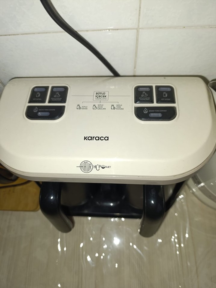 Bej Renkli Çift Demlikli Kahve Makinesi - Görsel 2