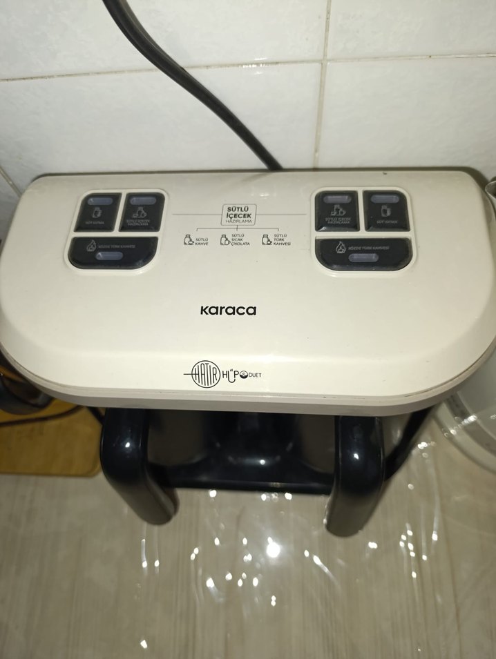 Bej Renkli Çift Demlikli Kahve Makinesi - Görsel 3