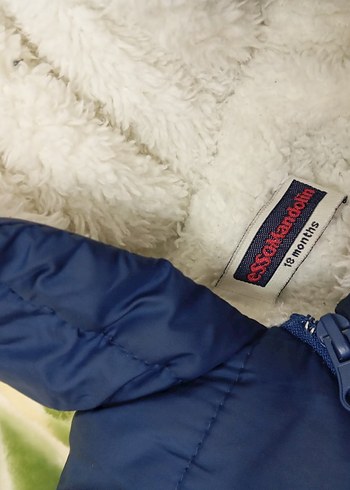 Mavi Erkek Bebek Kürklü Tulum Leon Nakışlı 12,18beden - Görsel 7