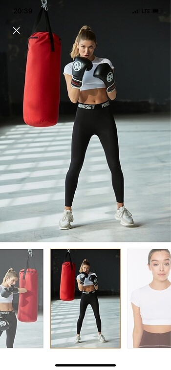 Bershka beyaz crop