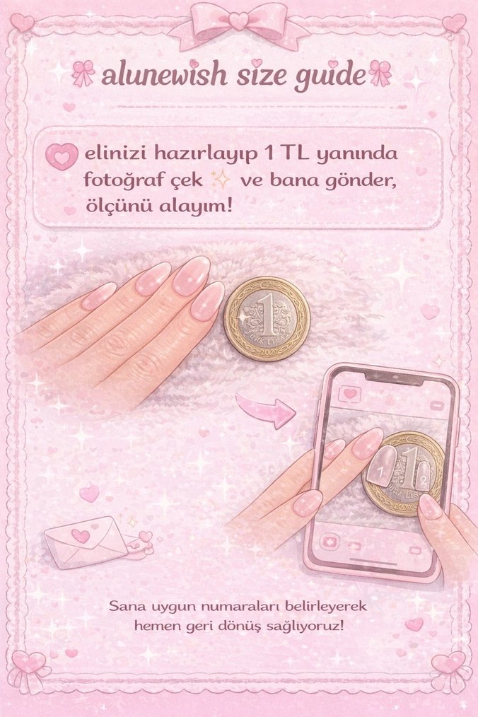 hello kitty takma tırnak cutecore - Görsel 5