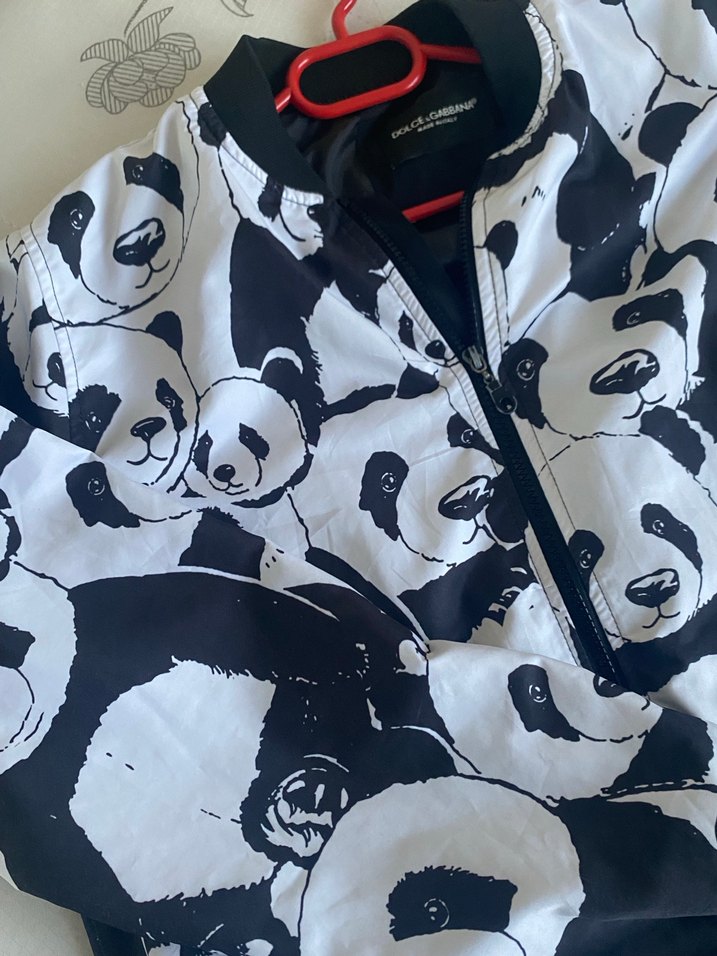 Uzun Kollu, Bol Kesim, Baskılı erkek Ceket - Görsel 3