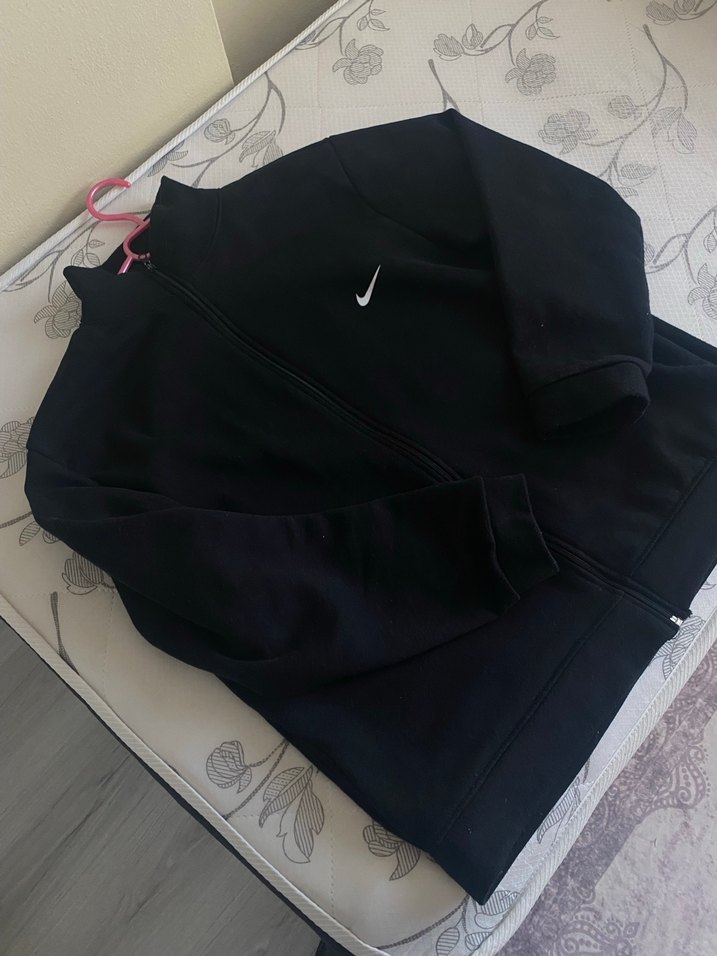 Siyah Fermuarlı Erkek Sweatshirt HIRKA - Görsel 2