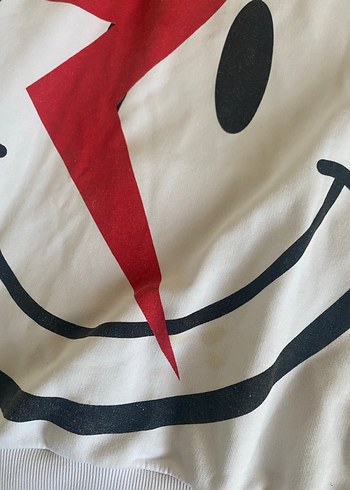 Erkek Beyaz Kapüşonlu Sweatshirt - Görsel 5