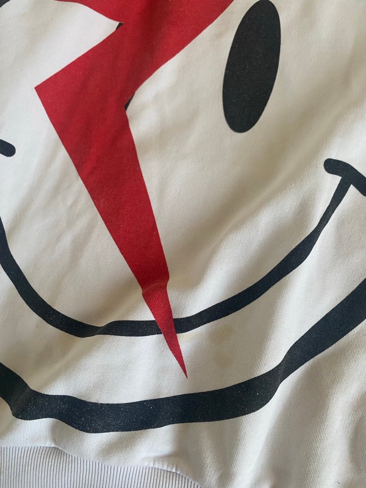 Erkek Beyaz Kapüşonlu Sweatshirt - Görsel 5