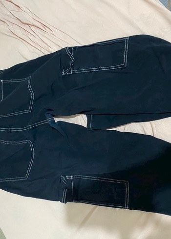 ERKEK LBEDEN Siyah Bol Kesim Midi Boy Kot Pantolon - Görsel 3