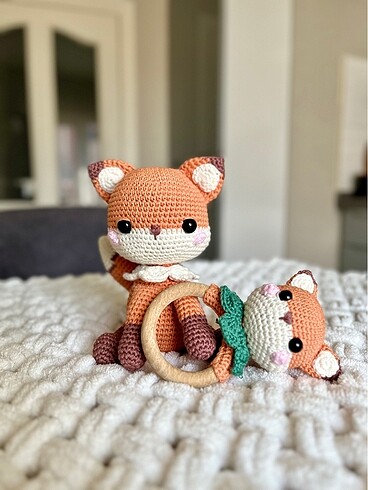 Amigurumi tilki milo set