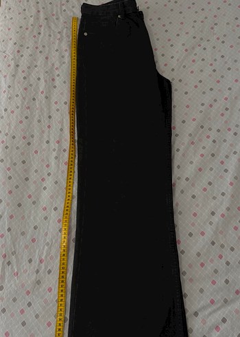 Zara trf wide leg yüksek bel antrasit jean - Görsel 5