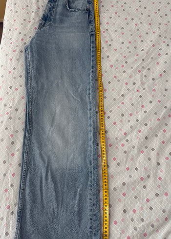 Zara trf wide leg yüksek bel jean - Görsel 5