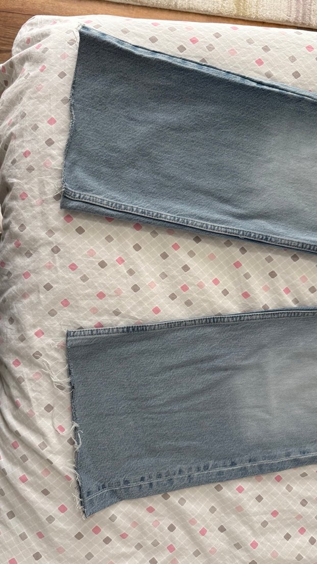 Zara trf wide leg yüksek bel jean - Görsel 2