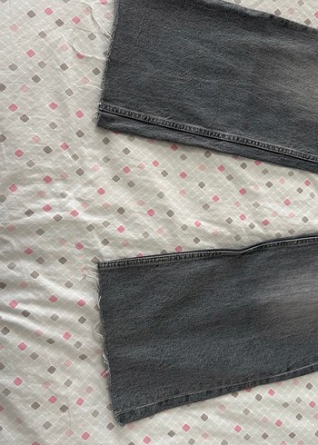 Zara trf wide leg yüksek bel jean - Görsel 6