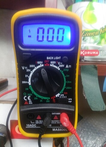 ÖLÇÜ ALETİ MULTİMETRE