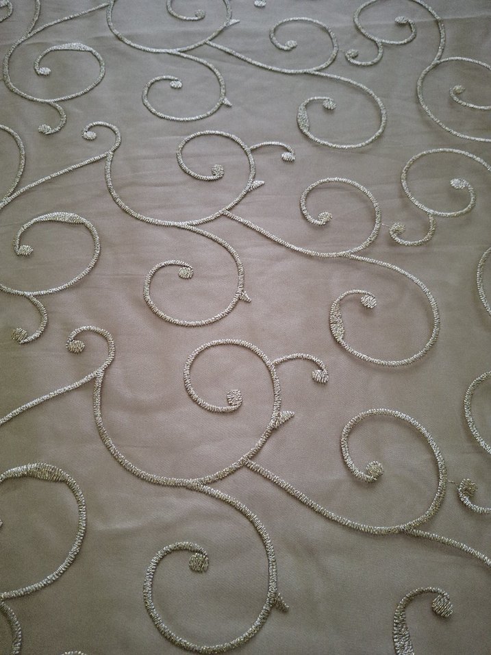 Bej Nakışlı Yatak Örtüsü - Görsel 3