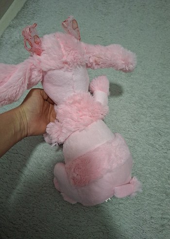 Pembe Peluş Oyuncak Tavşan - Görsel 2