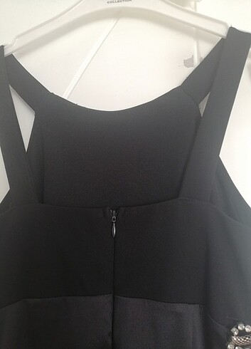 Siyah kısa elbise - Görsel 3