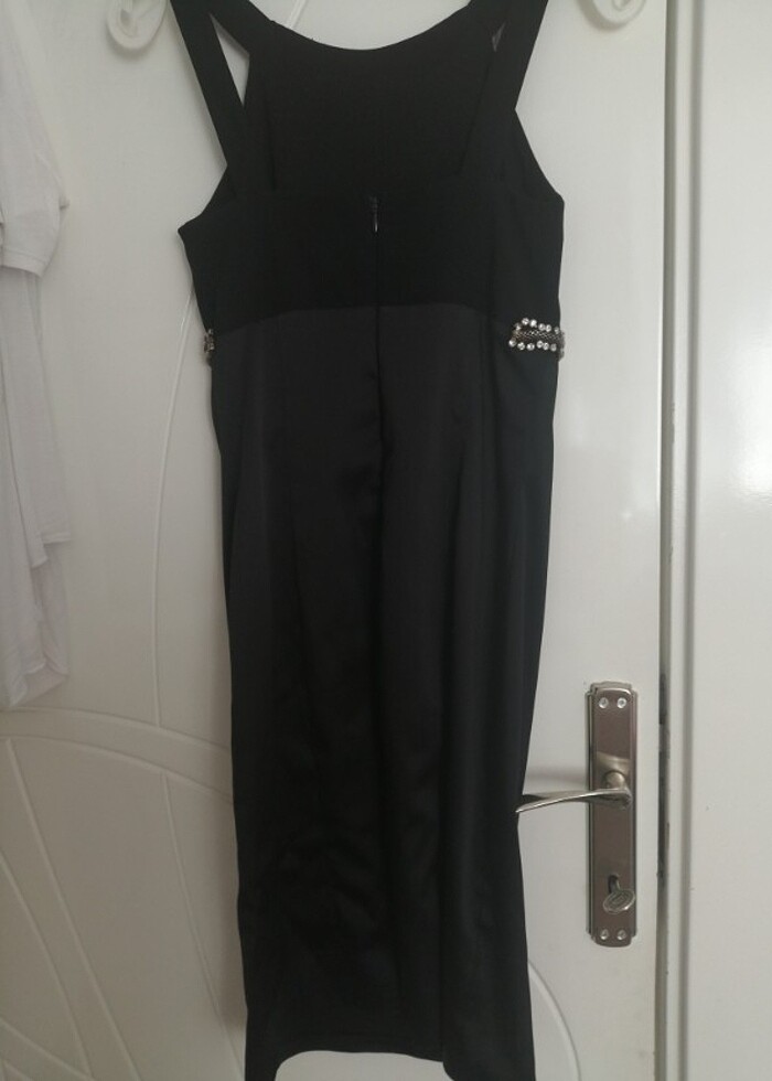 Siyah kısa elbise - Görsel 2