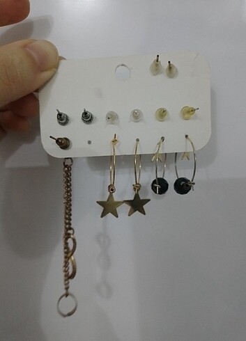 Accessorize 7'li küpe