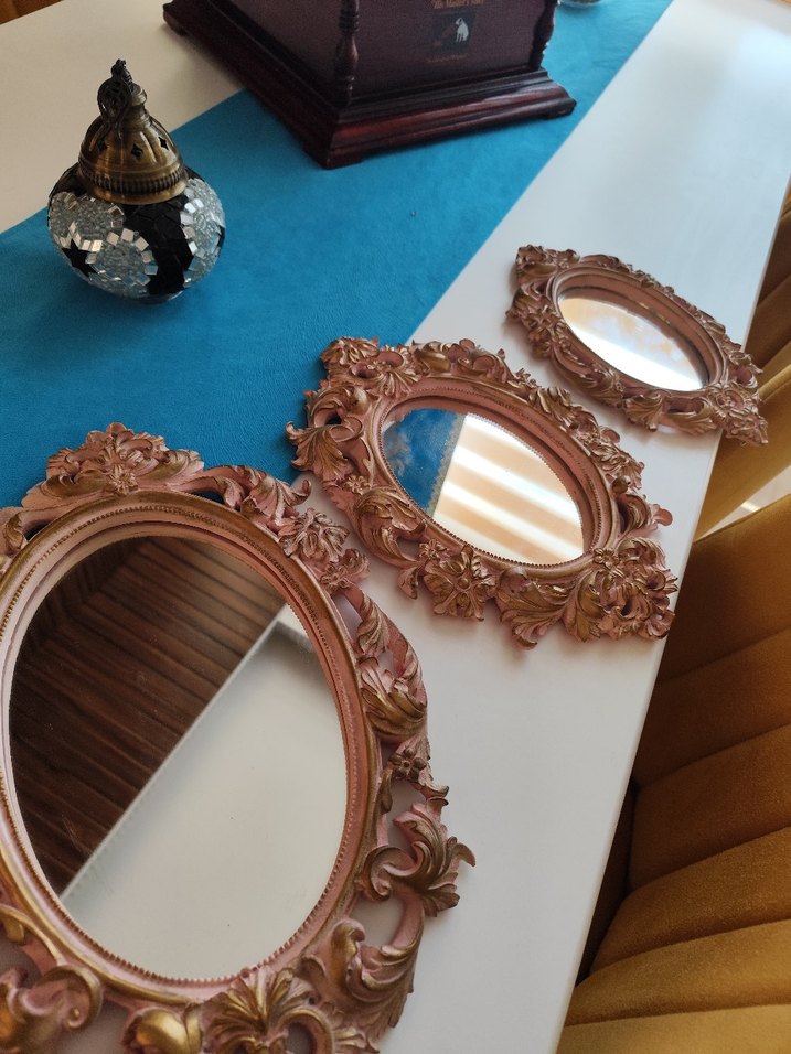 ..putra.j Parlak Oval Ayna Seti - Görsel 3