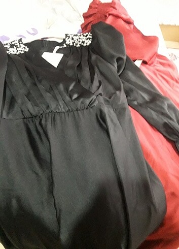 Seten uzun yeni etiket tarz abiye - Görsel 2