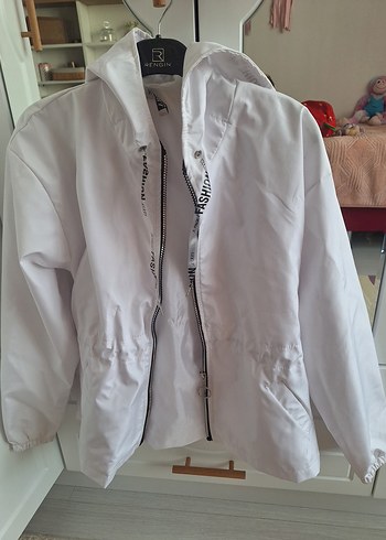 Gri Fermuarlı Kadın Midi Ceket - Görsel 2