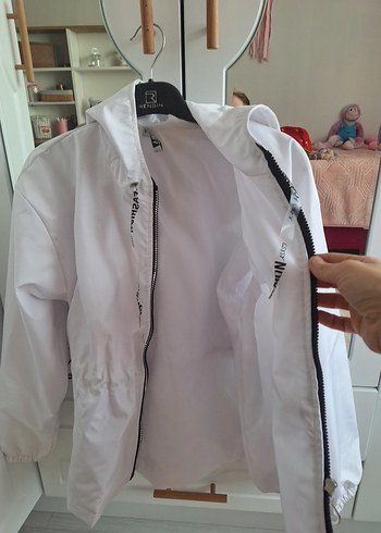 Gri Fermuarlı Kadın Midi Ceket - Görsel 3