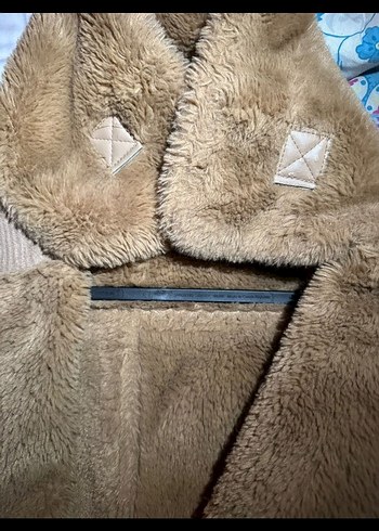 Kahverengi Süet Kürklü Kadın Ceket - Görsel 4