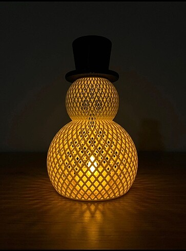 Kardanadam tealight dekor yılbaşı