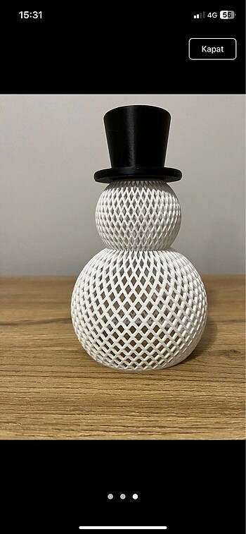  Beden Kardan adam tealight