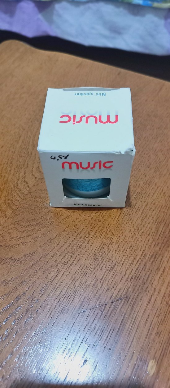 Renkli Mavi Mini Bluetooth Hoparlör - Görsel 3