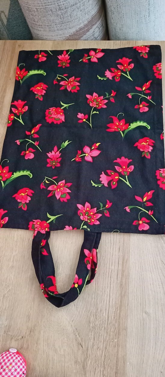 Çiçek Desenli Çok Renkli Kol Çantası - Görsel 2