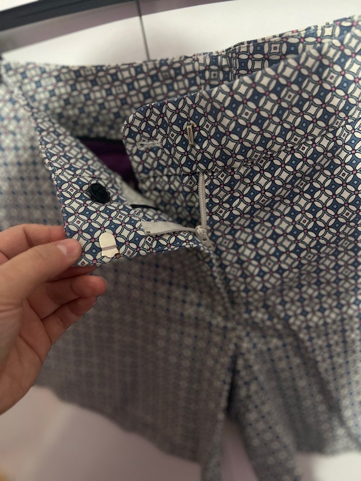 Desenli Kadın Mini Şort - Görsel 3